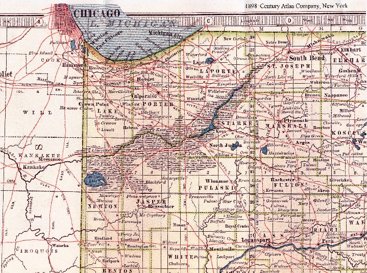 Kankakee River Map 1905 Kankakee River Map 1905